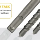 High-performance TaskTek drill bits for wood, metal, and masonry