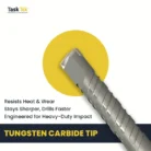 sds plus fold spiral S4 flute closeup rapid dust removal reduced vibration drill bit