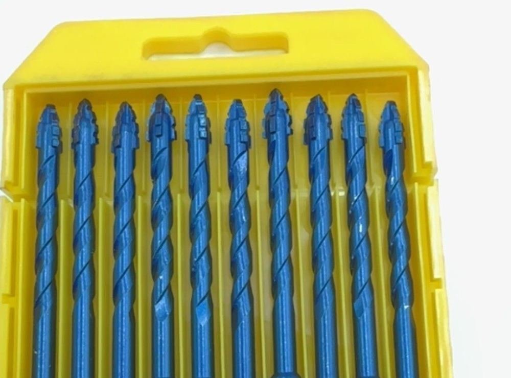 SDS-Plus cross-tip carbide drill bits for concrete, tile and masonry